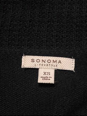 Sonoma Life + Style Black Cardigan Sweater XS
